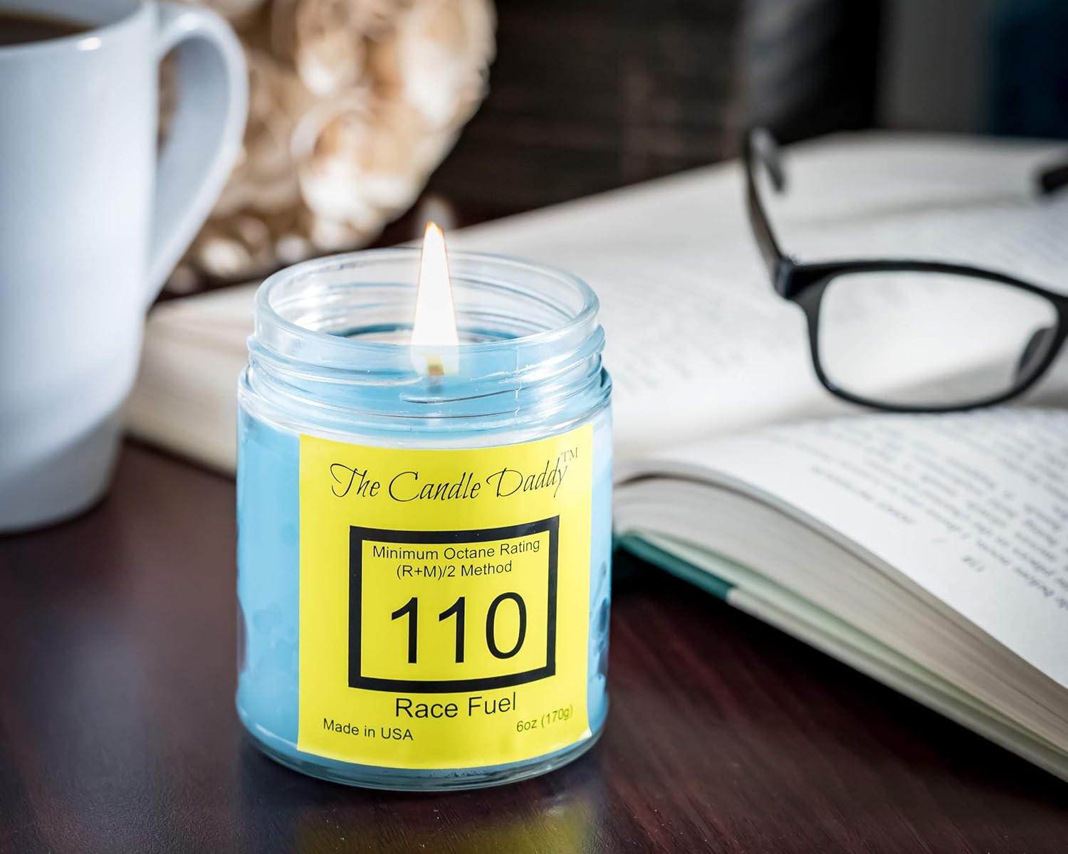 3 Pack Candles- Race Fuel Candles- 6 oz- Hand Poured in Indiana