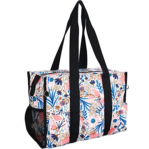 HoogaLife Nurse Bag for Work, Waterproof Lightweight Nursing Bag, 14 Internel Pockets, Large Portable Bag