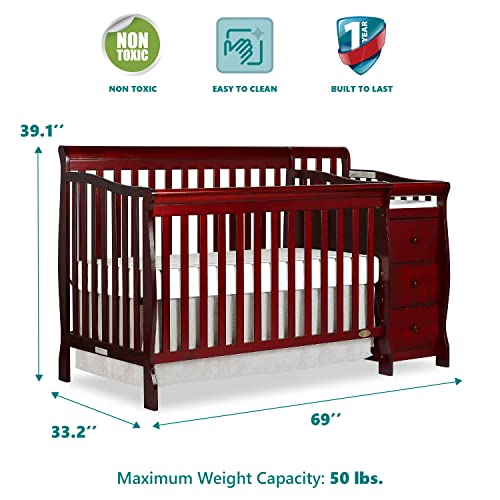 5 in 1 Brody Convertible Crib with Changer