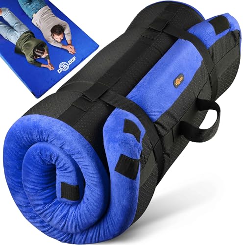 3 INCH Thick Memory Foam Camping Pad Futon Mattress Full, Portable Floor Sleeping Mat Sleepover Guest Bed Roll Up Mattress for Indoor Outdoor Travel