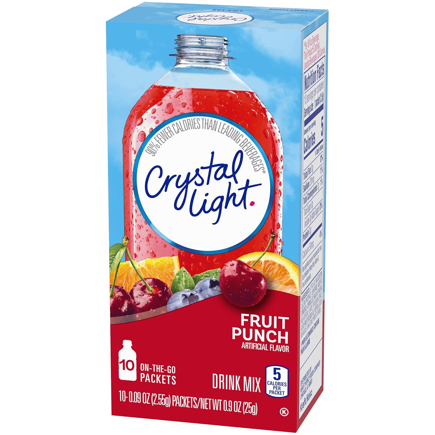 Crystal Light Fruit Punch Drink Mix (10 On-the-Go Packets)