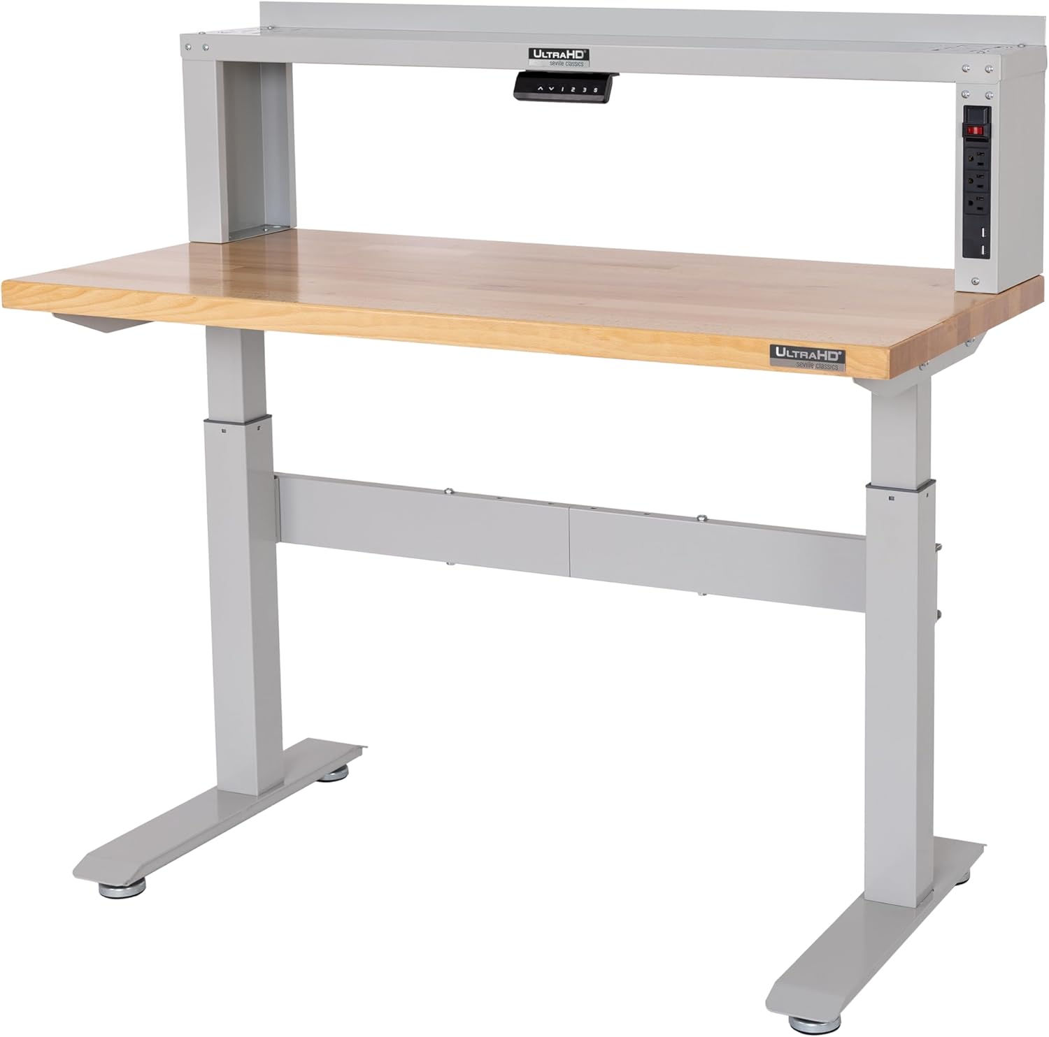 Seville Classics UltraHD Heavy Duty Commercial Electric Workbench for Garage, Warehouse, Workshop, 48