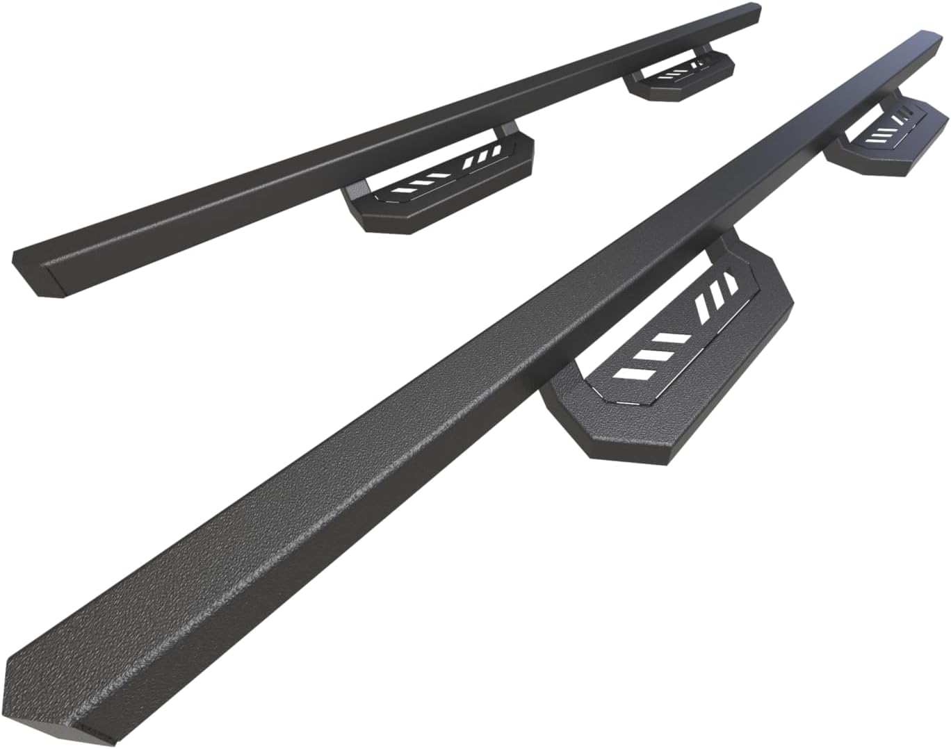 7 Inches Running Boards Compatible with 2015-2024 Chevy Colorado/GMC Canyon Crew Cab, Drop Side Steps Nerf Bars Rock Slider, Car Steel Step Guards,Pickup Truck Step Rails Accessories