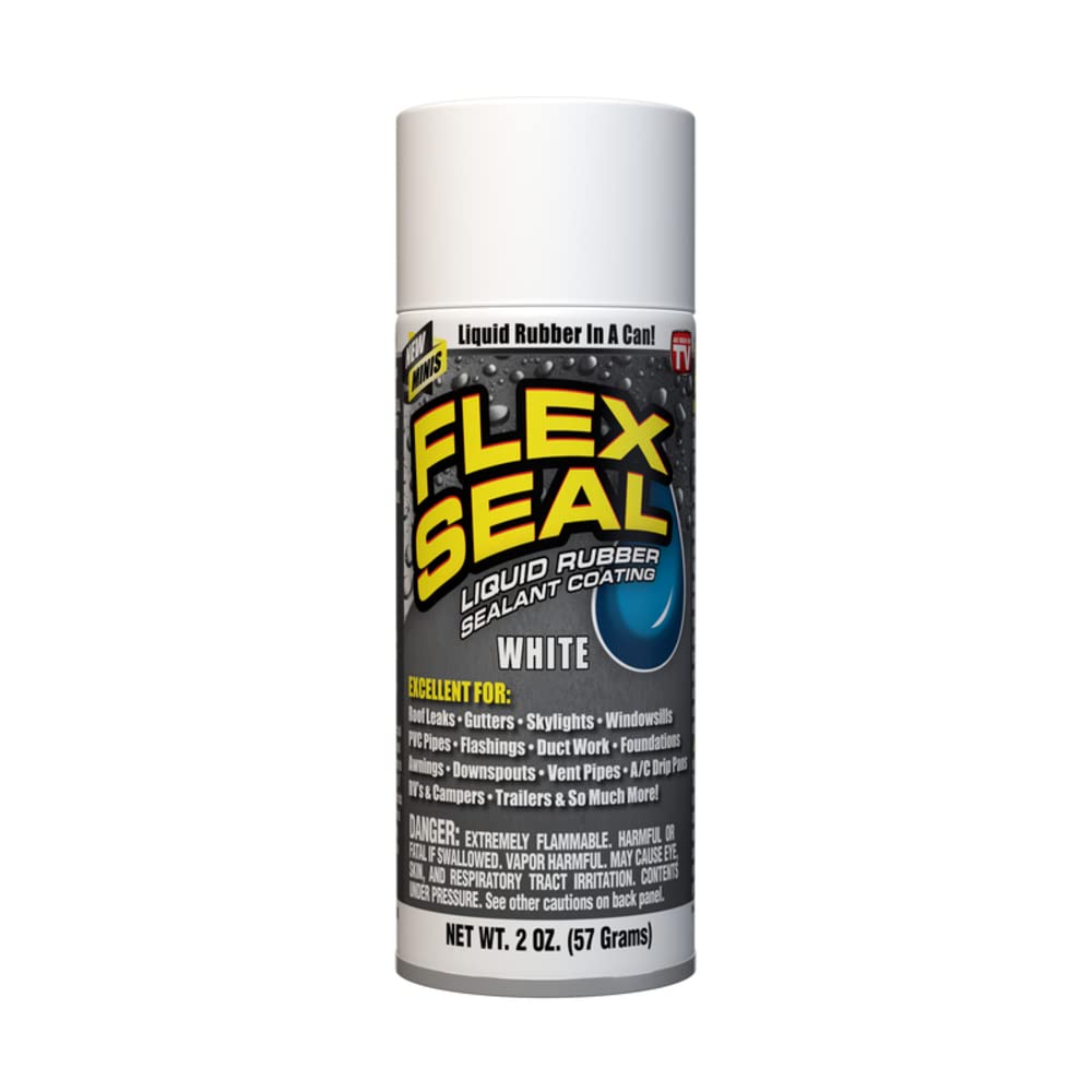 Flex Seal White Rubber Spray Sealant 2 oz.
