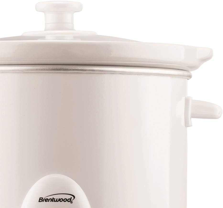 Brentwood Appliances SC-135W 3-Quart Slow Cooker (White)