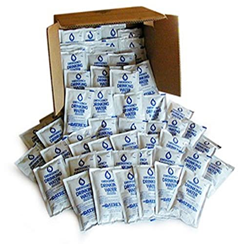 Emergency Water Pouch for Disaster or Survival, 125 ml Each