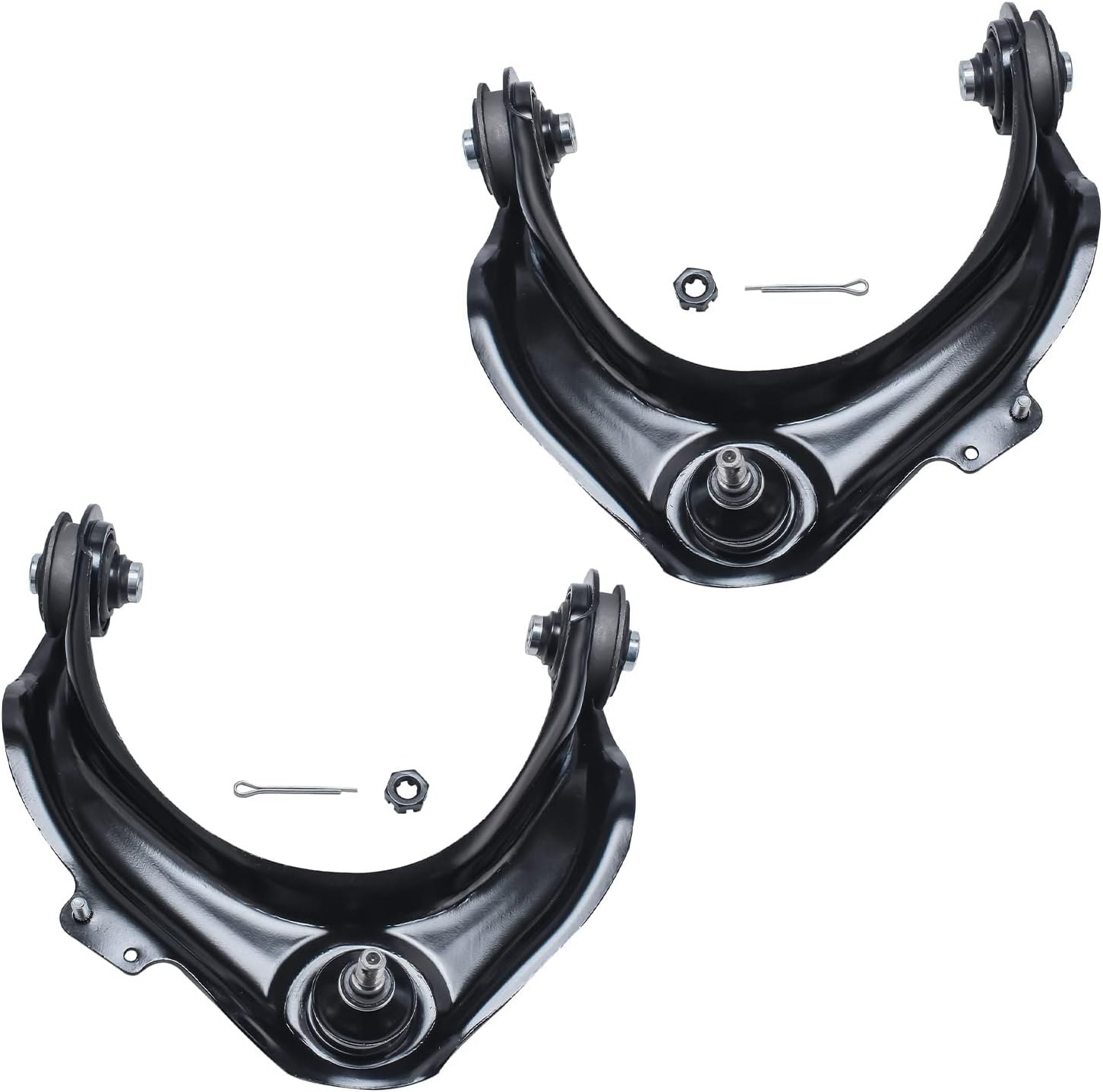 Detroit Axle - 4pc Front End Control Arms Kit for 1998-2002 Honda Accord 1999-2003 TL 2001-2003 CL 2 Upper Control Arms w/Ball Joints 2 Lower Control Arms Replacement