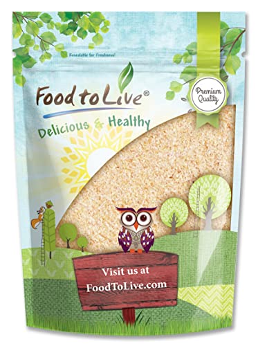 Food to Live Granulated Garlic, 1 Pound –Dried Coarse Garlic Granules, Raw, Vegan, Bulk Spice. High in Vitamin B, Dietary Fiber, Selenium. Great Seasoning for Cooking, and Baking. Pure Garlic Flavor