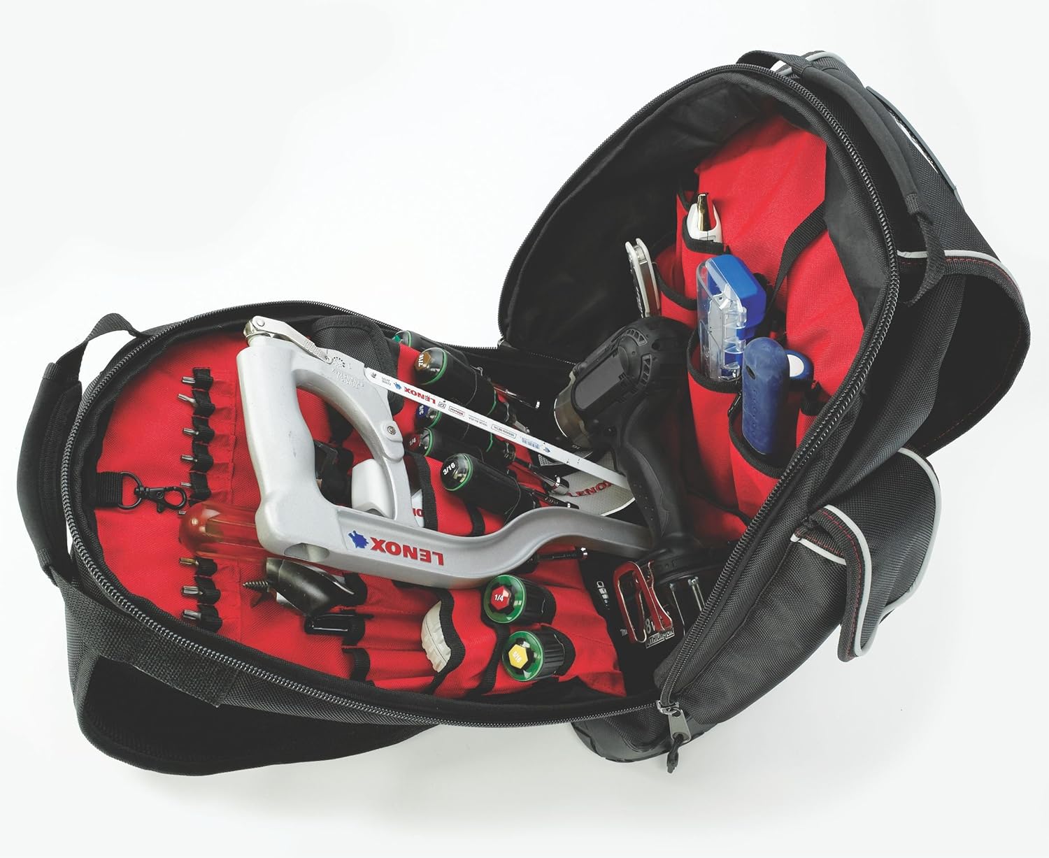 Lenox Tools Backpack with 30 Pockets (1894646), Gray