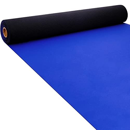 Boao Neoprene Carpet Runner Reusable Plastic Floor Runner Non Slip Rubber Backed Runner Rugs for Hallway Aisle Runner Carpet Roll for Wedding Party Decor Prom Business Outdoor (Red, 33 x 2.3 Ft)