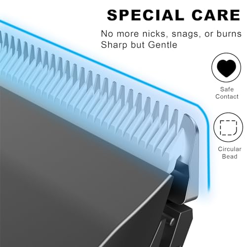 Groin Hair Trimmer for Men KSIAOS Trimmer for Men Electric Ball Trimmer/Shaver Waterproof Pubic Groin Body Hair Trimmer with Ceramic Blade Heads for Wet/Dry Use, Body Groomer with Recharge Dock, Black