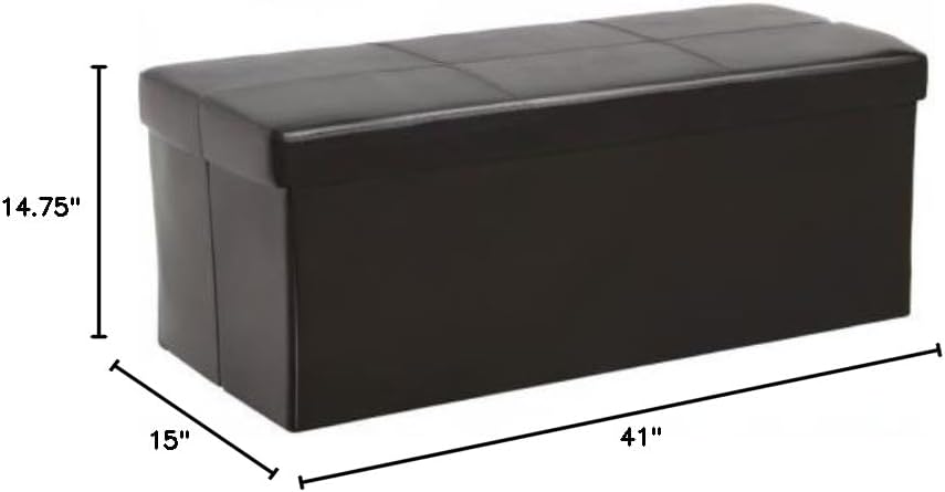 American Furniture Classics 512 Storage Bench, Dark Brown