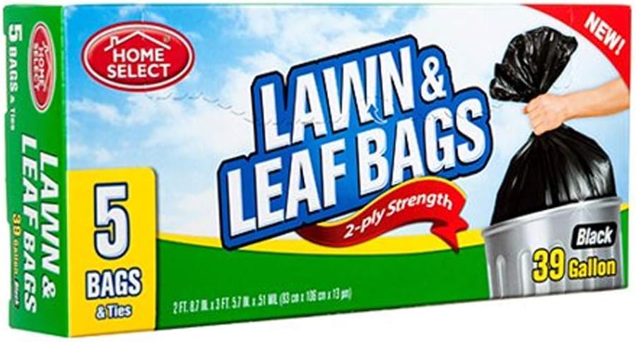 Home Select 39 Gallon Trash Bags