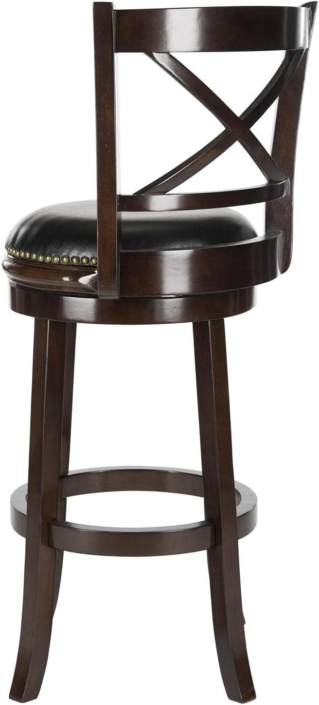 Safavieh Home Collection Butler Cappuccino 29-inch Bar Stool