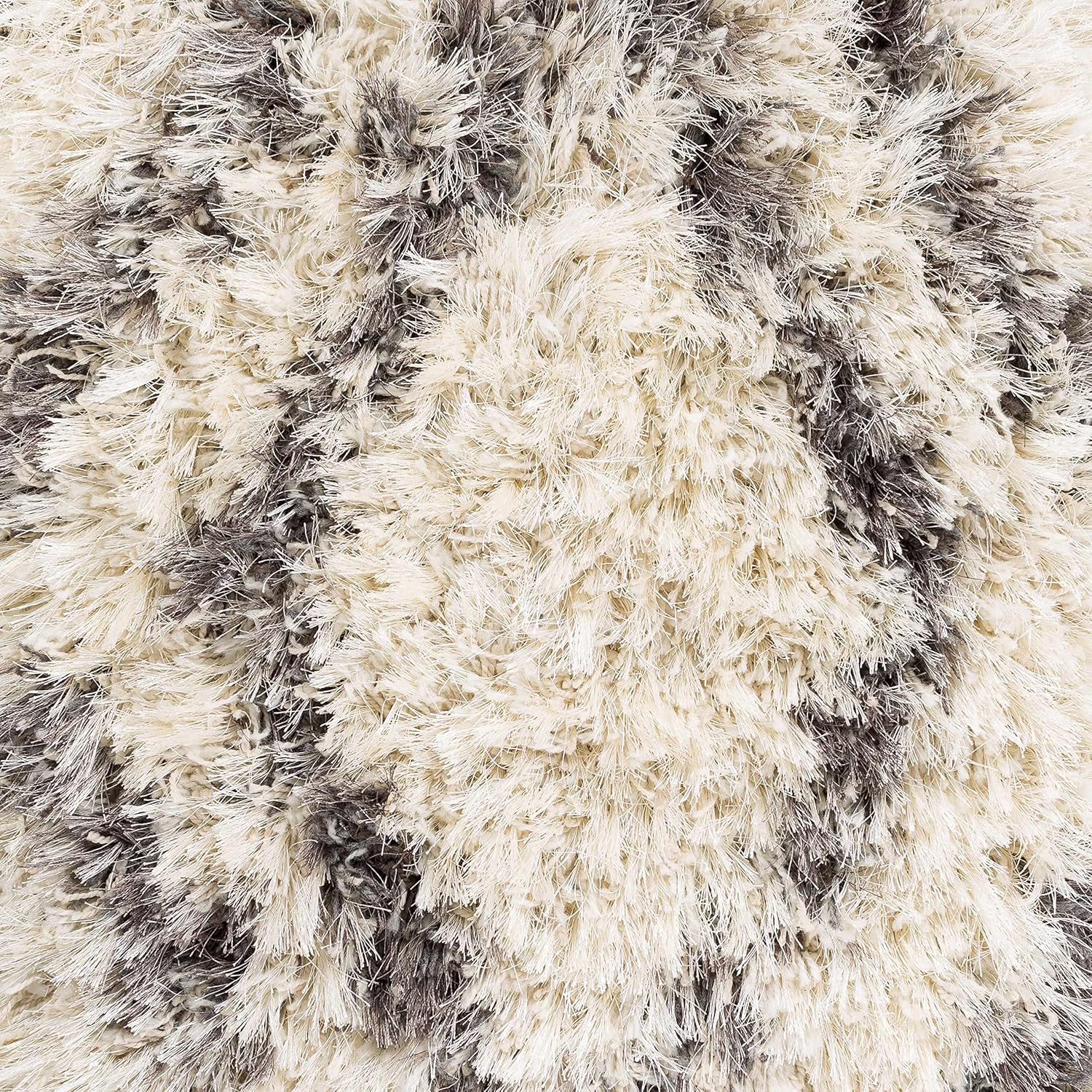 Hauteloom Seabrook Wool Living Room, Bedroom Area Rug - Bohemian/Global - Plush Pile - Beige, Gray, Brown - 7'10