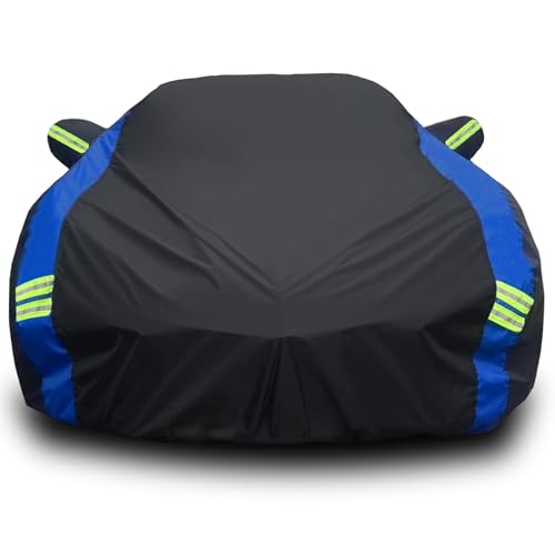 for Jeep Wrangler Cover Waterproof 4 Door, All Weather for Jeep Rain Cover for Automobiles, Outdoor Full Exterior for Jeep Covers Fits JK JL TJ YJ CJ