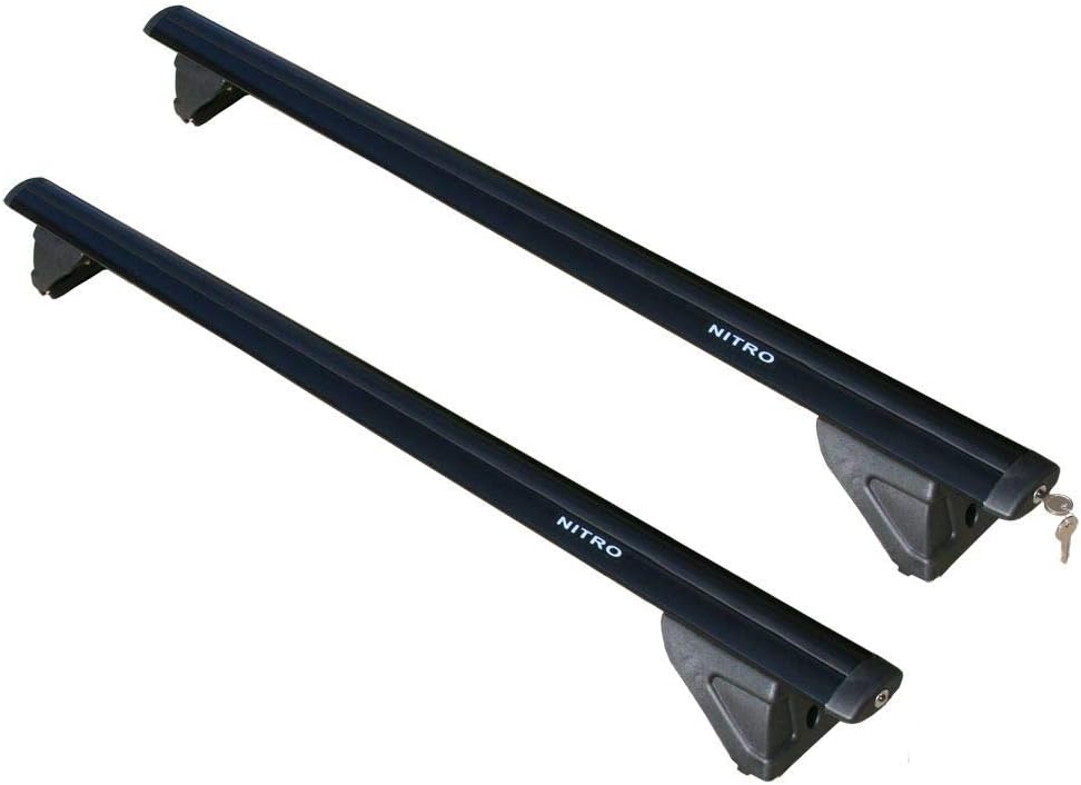 BRIGHTLINES Crossbars & Kayak Rack Combo Compatible with 2007-2012 Dodge Nitro