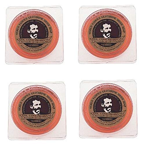 Col. Conk Shave Soap 2.25 Ounces (Variety 4 Pack)