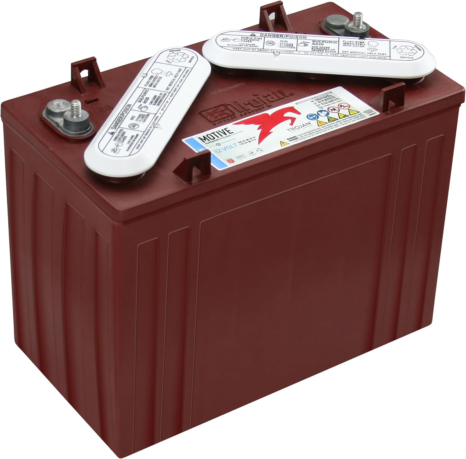 Trojan T-1275 12V 150Ah Flooded Lead Acid GC12 Deep Cycle Battery x2