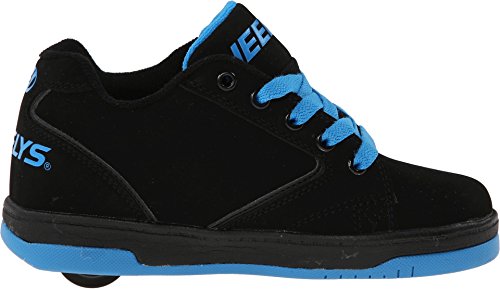 HEELYS Men's Propel 2.0 Black Black Royal Roller Skate Shoes Sneakers