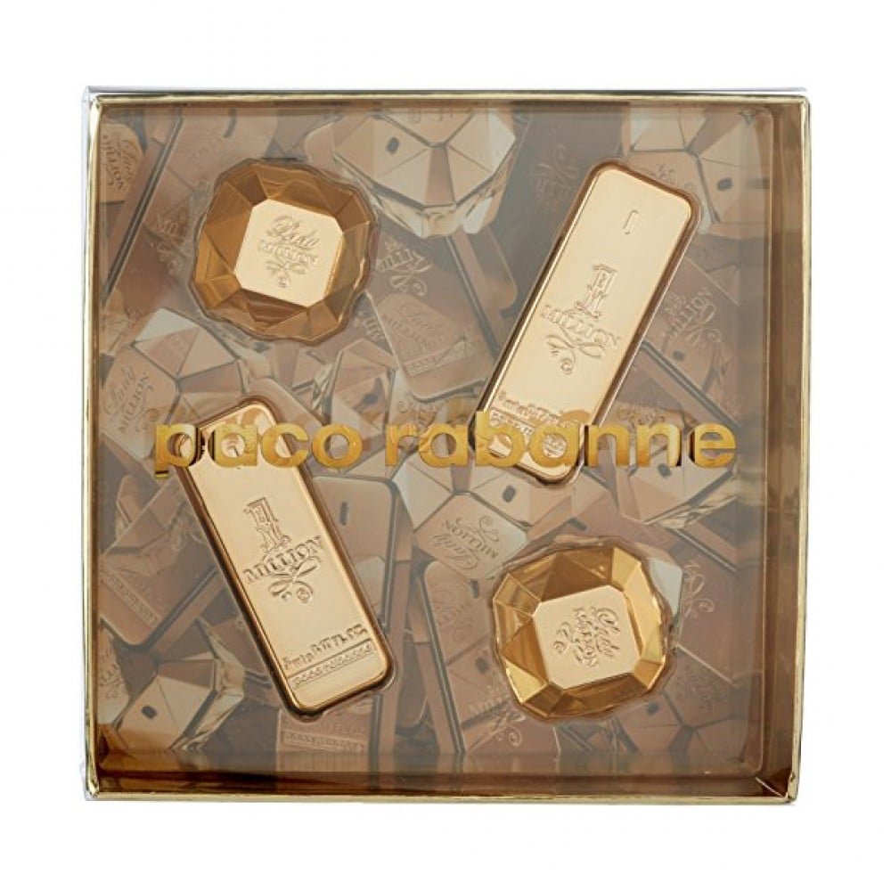 Paco Rabanne Million Mini 4Pcs Set (Million EDP 5ml x2, Million EDT 5ml x2)
