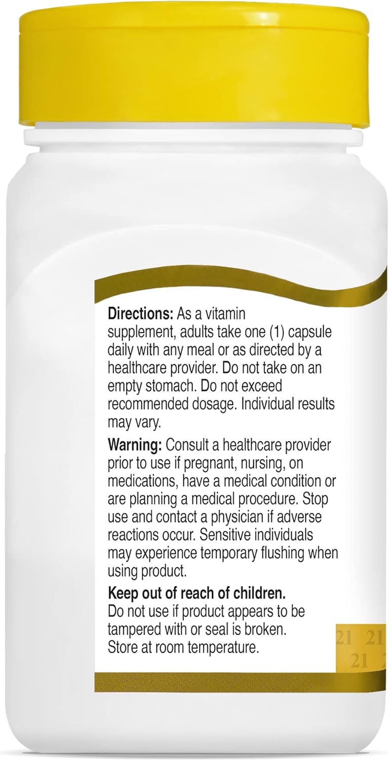 Niacin Flush Free 500 Milligrams 110 Capsules