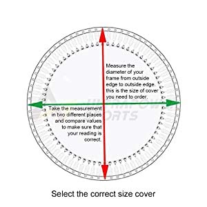 Trampoline 10/12 / 13 / 14Ft Replacement Safety Enclousure Net for 6/8 Straight Poles Round Frame Trampolines (Net Only)