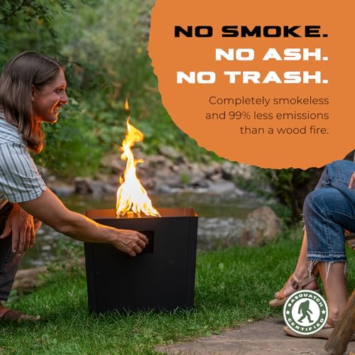 FireStorm™ Series II Gray Propane - Portable Fire Pit - Easy Breakdown and Assembly - Fuel Efficient Propane Burning Campfire - Powder-Coated Steel