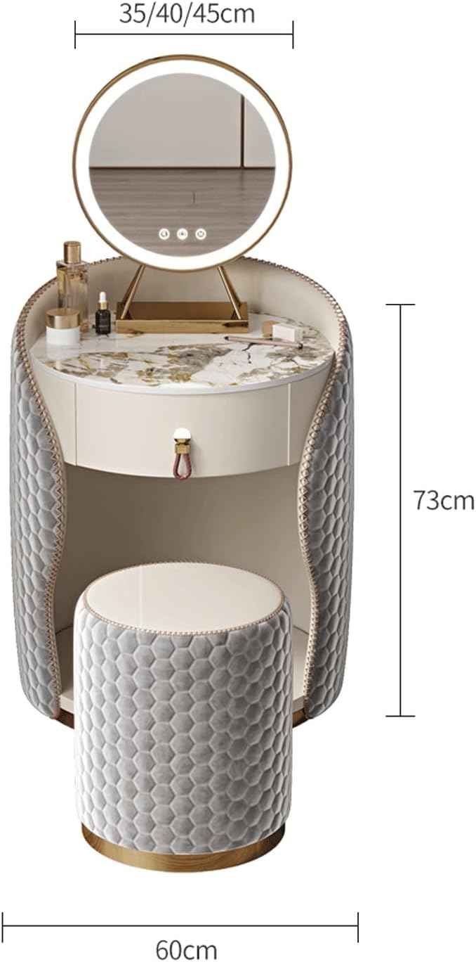Vanity Benches Dressing Table Bedside Table One Simple Small Light Luxury Mini Princess Style Makeup Table