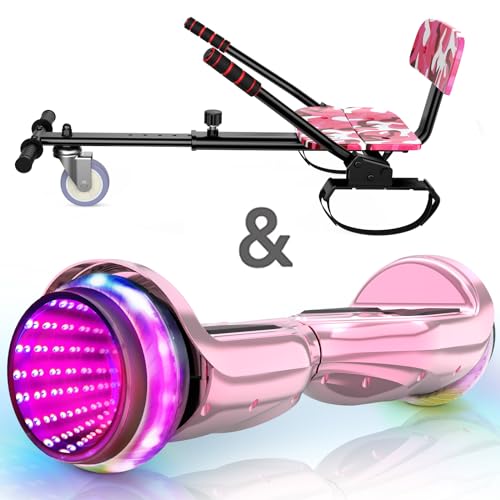 SISIGAD Hoverboard Seat Attachment, Hoverboard Go-Kart Hoverboard for Kids