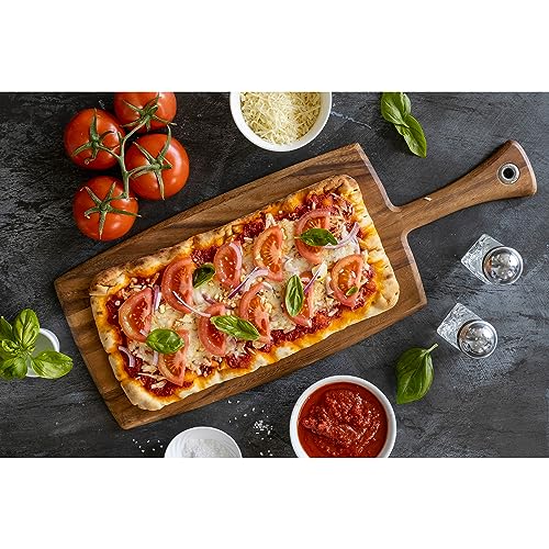 Ironwood Gourmet Large Rectangular Provencale Paddle Board, Acacia Wood 20.5 x 8 x 0.5 inches