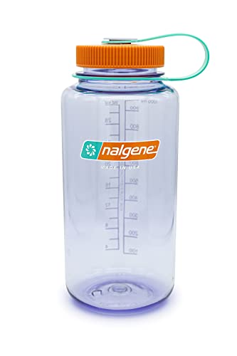 Nalgene Sustain Tritan BPA-Free Water Bottle Made with Material Derived from 50% Plastic Waste, 32 OZ, Wide Mouth