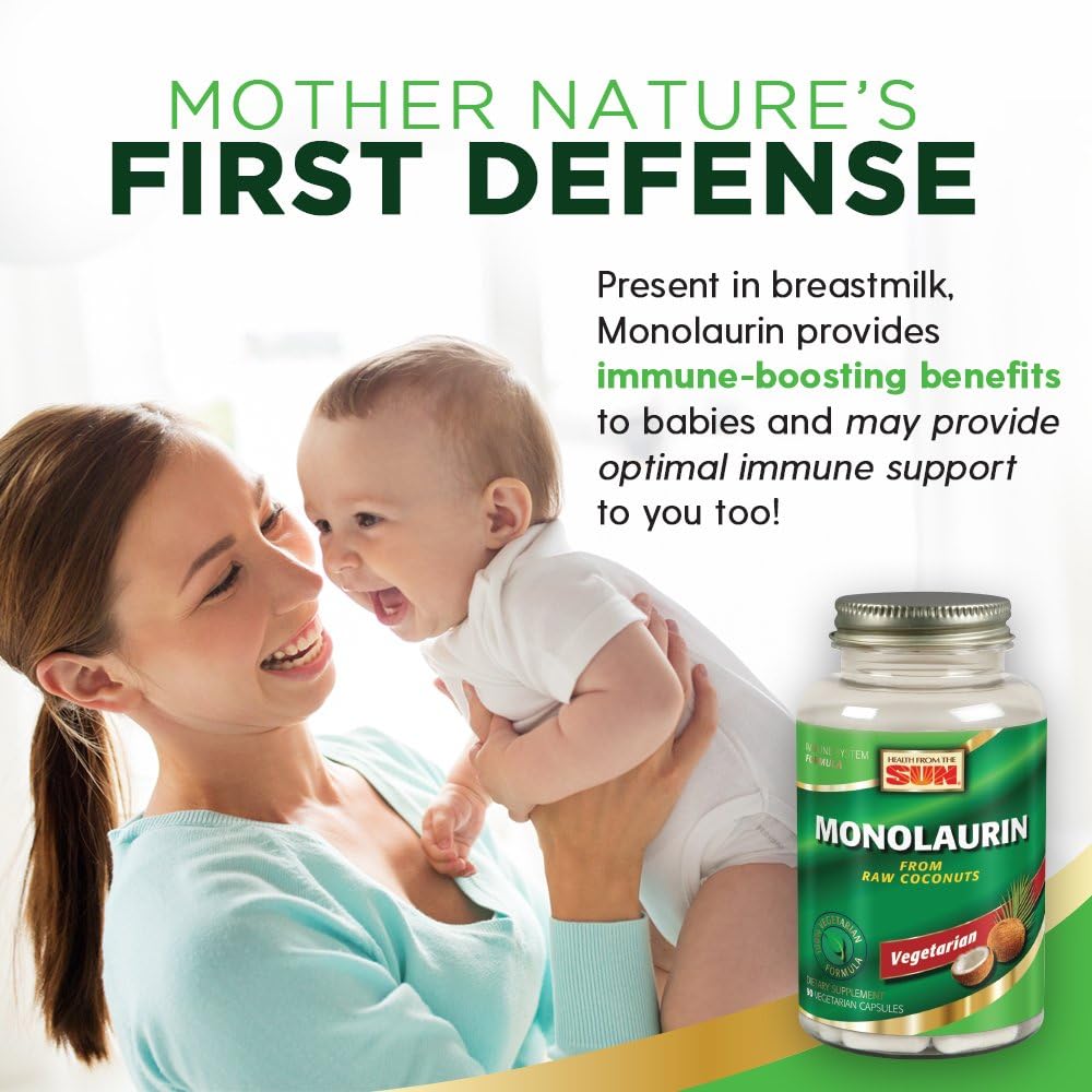 Monolaurin 990 Milligrams 90 Veg Capsules