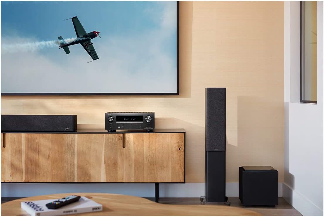 Denon AVR-X2800H 7.2 Ch Receiver - 8K UHD Home Theater AVR (95W X 7), Wireless Streaming via Built-in HEOS, Bluetooth & Wi-Fi, Dolby Atmos, DTS Neural:X & DTS:X Surround Sound