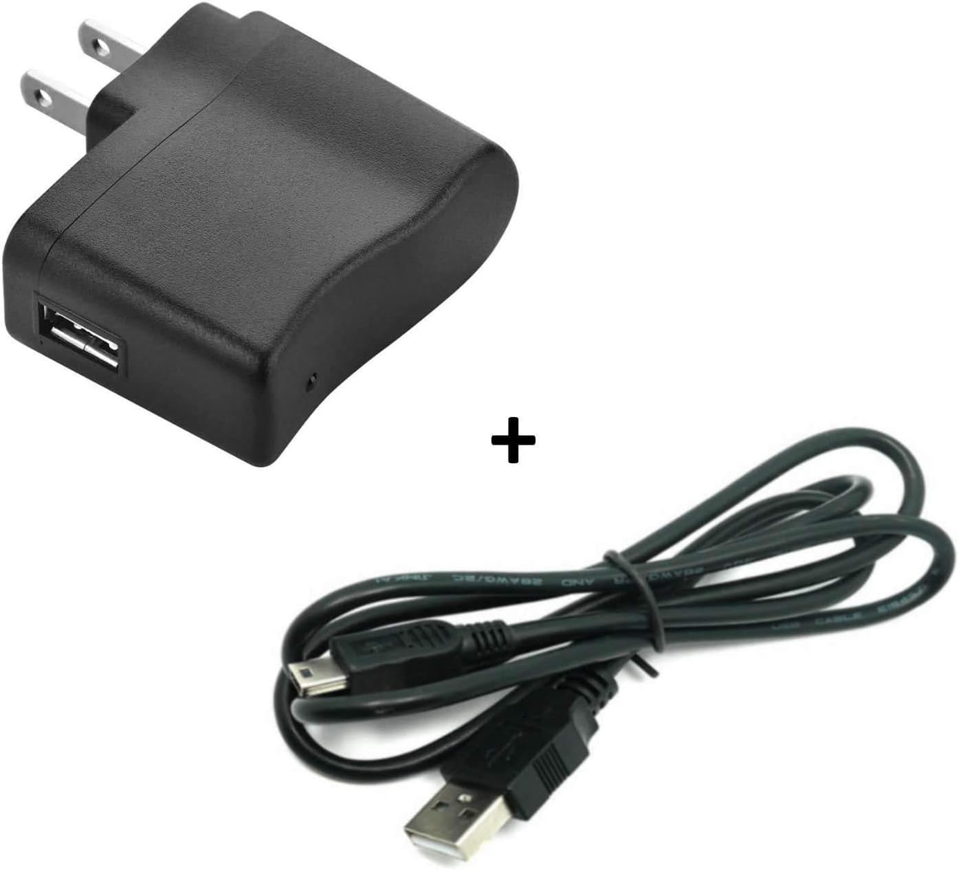 Graphing Calculator Charger: USB Power/Data Cable & Wall AC Adapter for Texas Instruments Calculators TI-84 Plus TI-84 Plus C Silver Edition TI 89 Titanium TI Nspire CX TI Nspire CX CAS