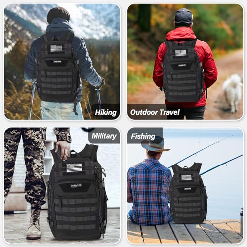 MOSISO 30L Tactical Backpack, Military Daypack 3 Day Assault Pack Rucksack Bag