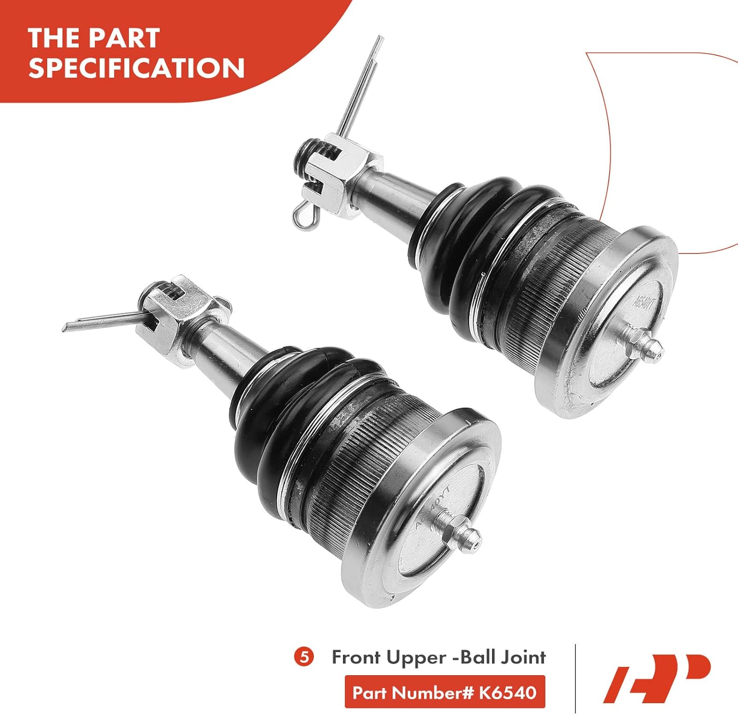 A-Premium 8Pcs Front Suspension Kit, Lower Control Arm Upper Ball Joint Outer Tie Rod End Sway Bar Link, Compatible with Chevy Silverado 1500 (Classic) & GMC Sierra 1500 (Classic), RWD Only