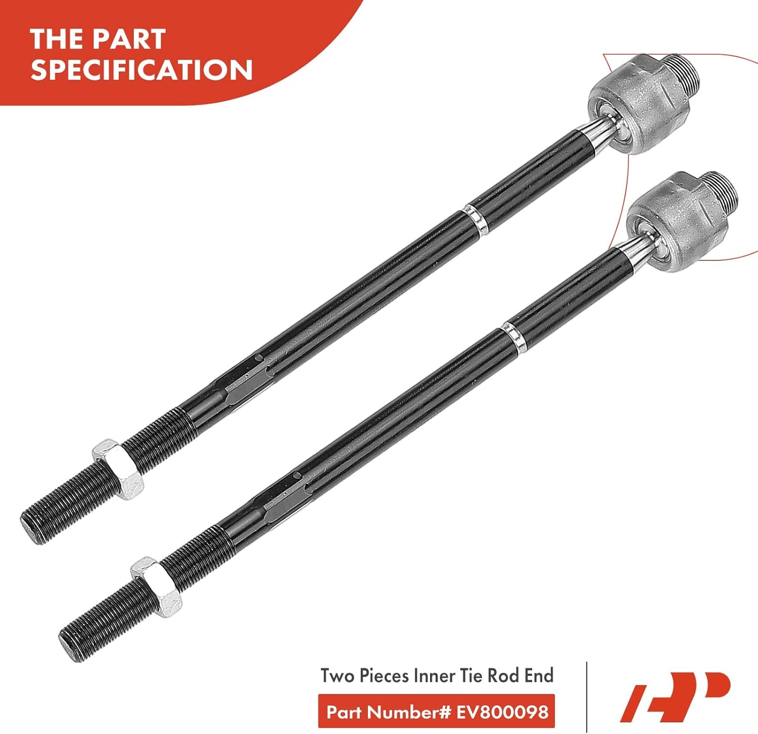 A-Premium Set of 10, Front Upper Control Arm, Sway Bar Link, Lower Ball Joint, Inner Outer Tie Rod End, Compatible with Dodge Ram 1500 2006 2007 2008, 4WD Only