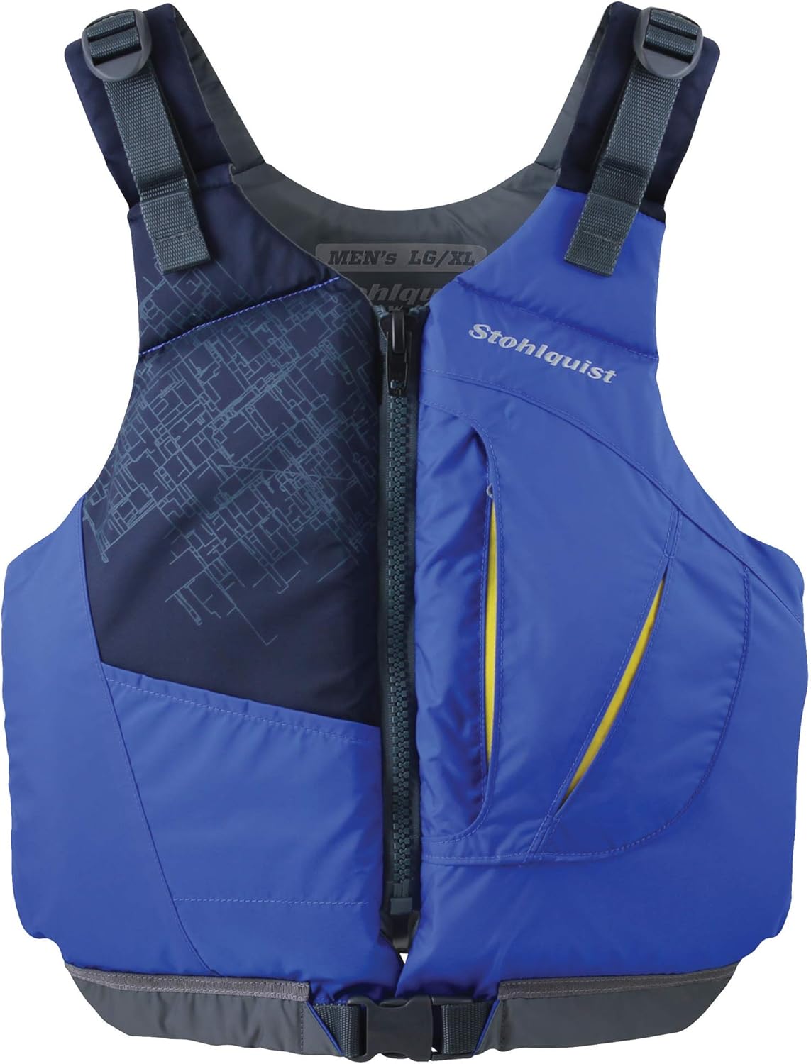 Stohlquist Men's Escape Lifejacket-Blue-L/XL