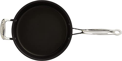 Cuisinart 633-24H Chef's Classic Nonstick Hard-Anodized 3-1/2-Quart Saute Pan with Helper Handle and Lid , Black
