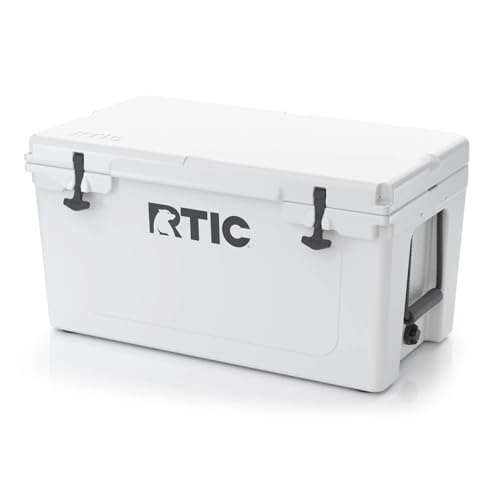 RTIC 65 QT Ultra-Tough Cooler Hard Insulated Portable Ice Chest Box for Beach, Drink, Beverage, Camping, Picnic, Fishing, Boat, Barbecue