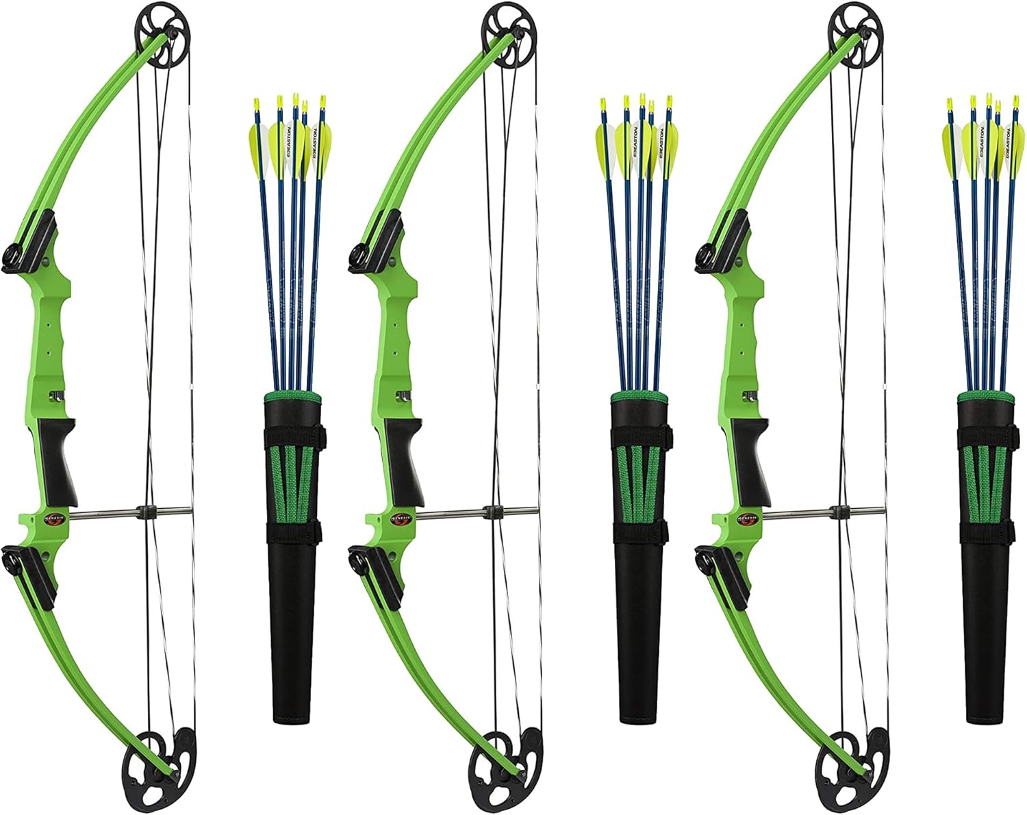 Genesis Archery Compound Bow Archery Kit w/Adjustable Draw Length 15