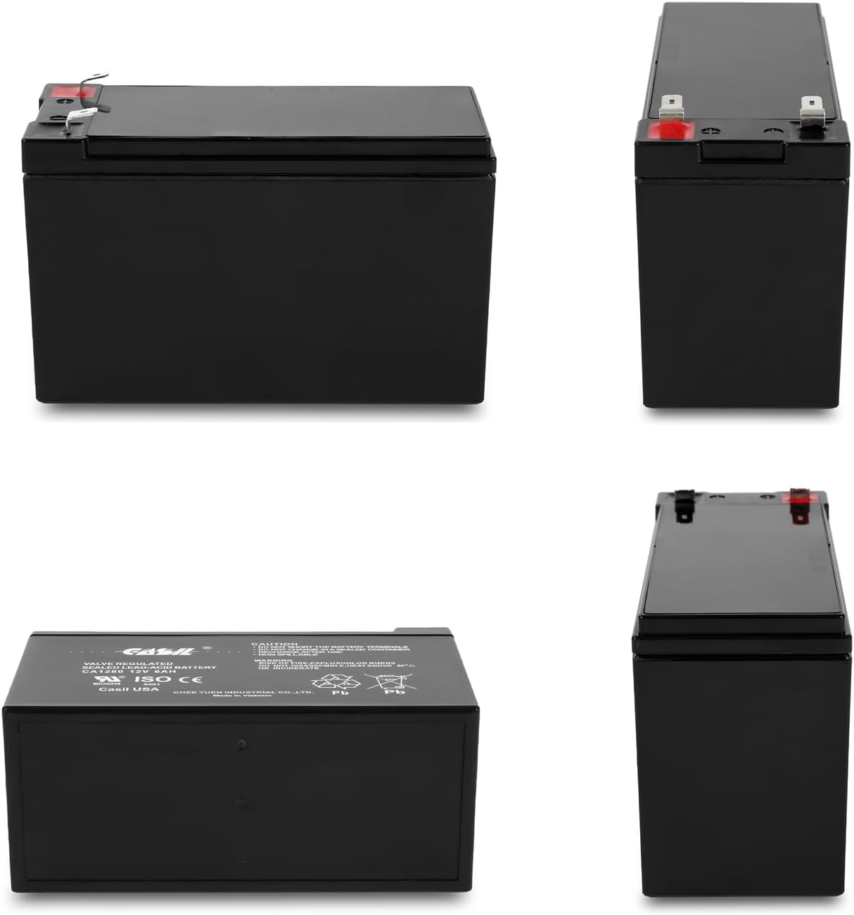 Casil 12V 8Ah Replacement Battery Compatible with APC Back-UPS ES BE550G APC Back-UPS ES 650 APC Back-UPS XS 1300VA BX1300LCD 2 Pack