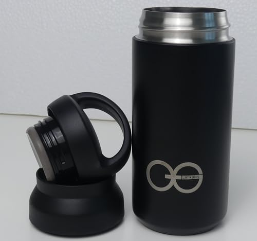 QuantumG - Stainless Steel Thermos | Cold & Hot for 12 Hours | Leakproof Double Lid as holder | Dishwasher Safe (500ml, Green)
