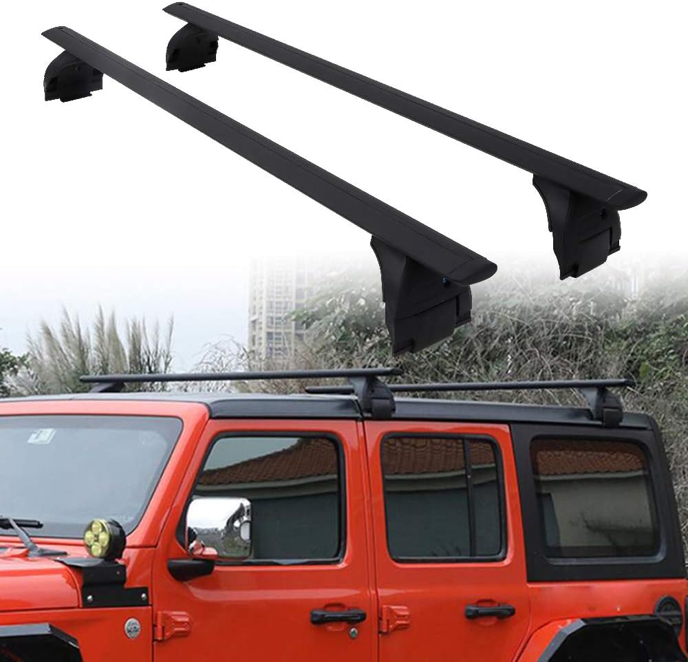 Snailfly Black Roof Rack Fit for 2007-2025 Jeep Wrangler JK JL Gladiator JT 2&4 Door Cross Bars Crossbars