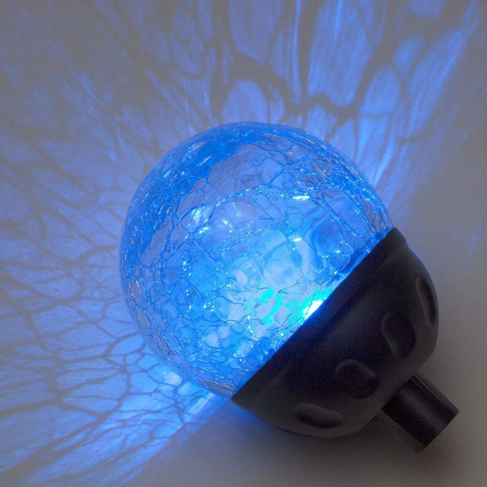 Bits and Pieces - Replacement Solar Powered Glass Ball for Newer Version of Solar Multi-Color Tulip Wind Spinner