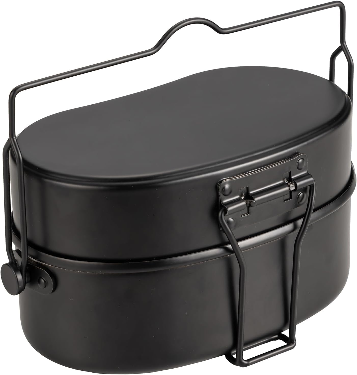 1.1L Aluminum Camping Cookware Set Mess Kit for Camping 1 Person Camp Cooking Set Cooking Kit Backpacking Cooking Set Military Mess Kit Camping Cooking Set Mess Tin