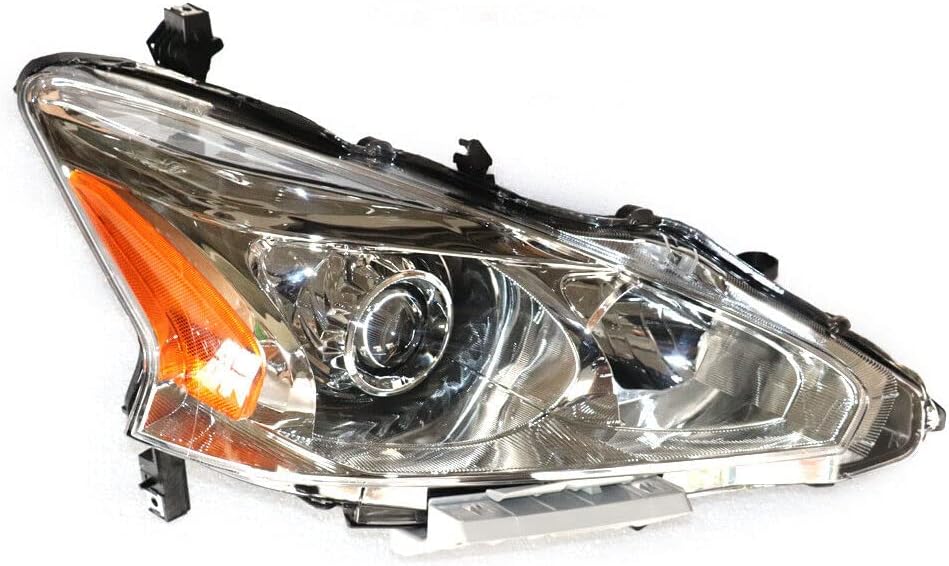 XIJIE For 2013 2014 2015 Nissan Altima Sedan LED Projector Headlight Headlamp Assembly Passenger Right Side Chrome Housing 12V