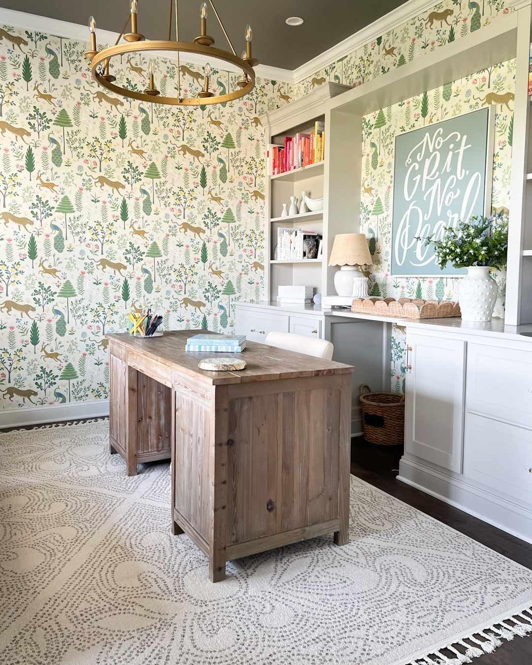 Hauteloom Birdwood Moroccan Farmhouse Living Room Bedroom Area Rug - Bohemian Carpet with Tassel - Boho Vintage Dot Pattern - Modern Minimalist Look - Beige, Cream, Gray - 5'3