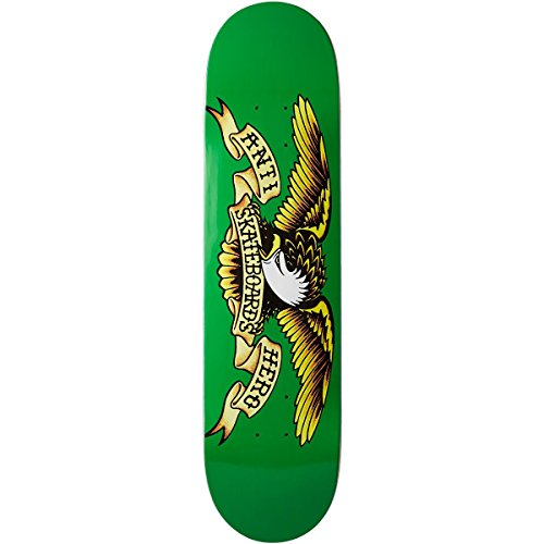 Anti-Hero Classic Eagle Skateboard Deck - Green - 7.81